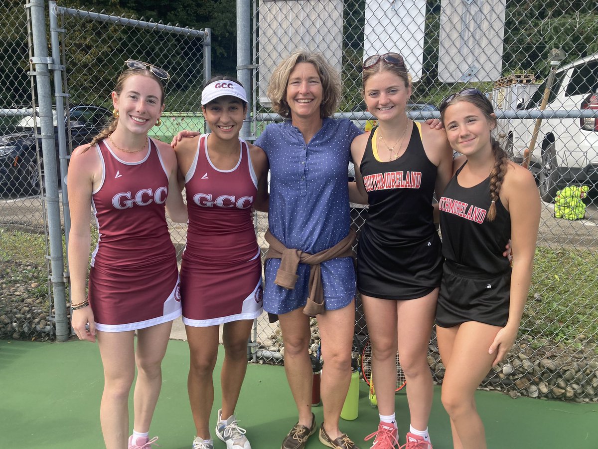 SHSAthletics4U's tweet photo. Best of luck from the Lady Scotties to Sasha &amp; Stella in the WPIAL doubles finals today! 
#BePhenomenal https://t.co/LuY8ZznjBE
