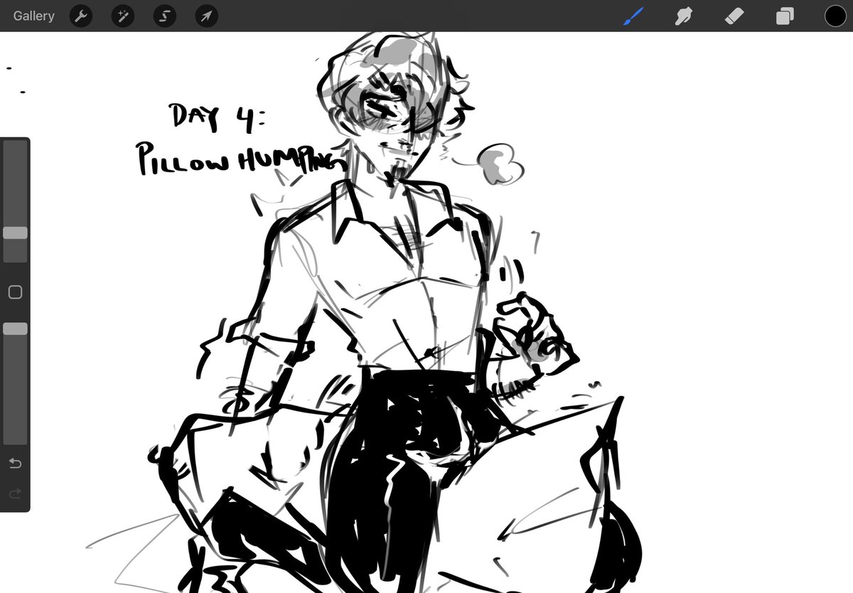 Day 4 of <a href="/sugar_saharok_2/">🔞 Sugar 🔞</a> kinktober, pillow humping

Wonder what he’s thinking about ~
