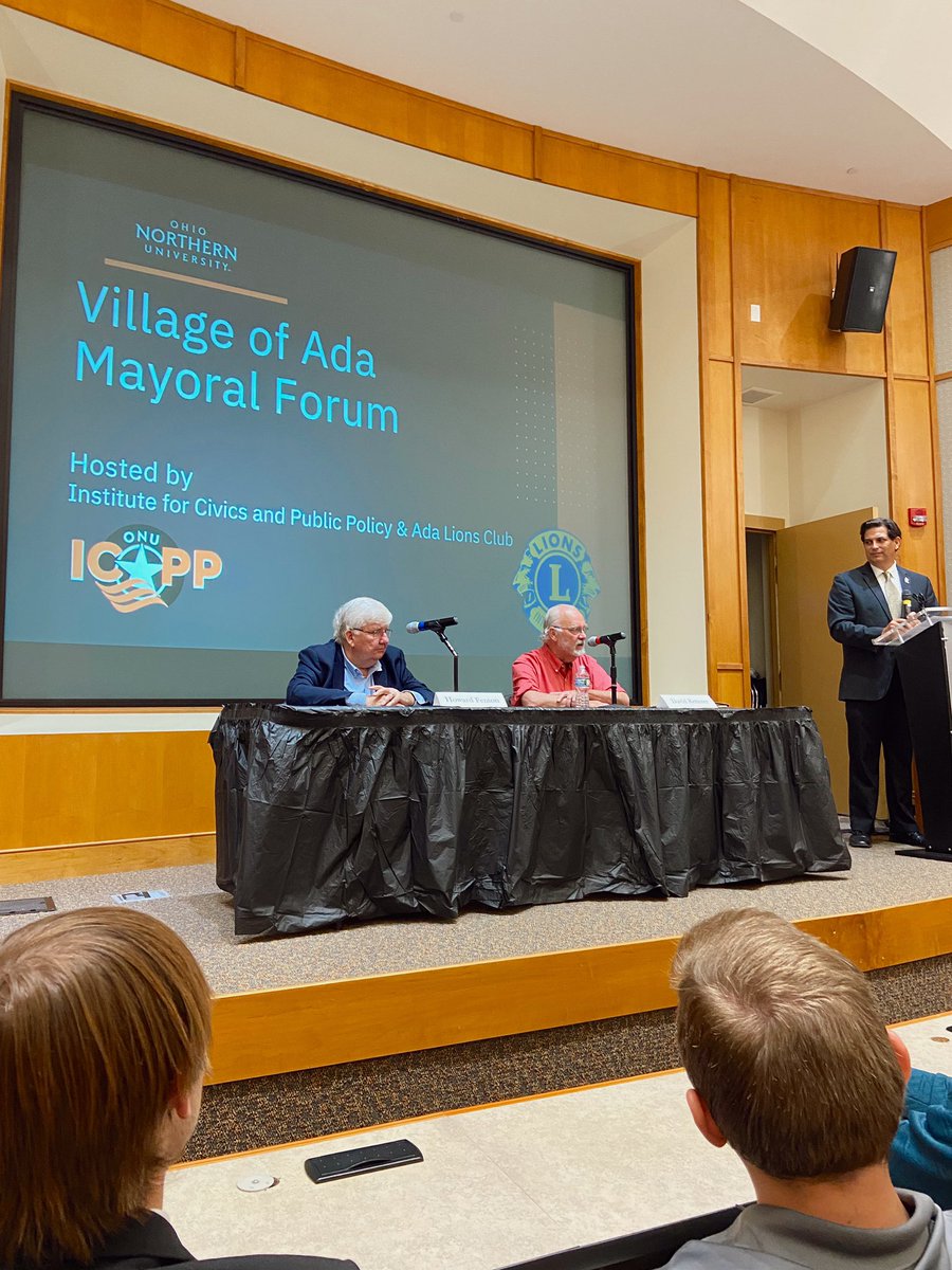 ICAPP was able to partner with the Ada Lions Club to host the Ada Mayoral Forum. Thank you to both candidates, David Retterer and Howard Fenton, for joining us and sharing your opinions. Remember to register to vote by October 10th to participate in the November elections.