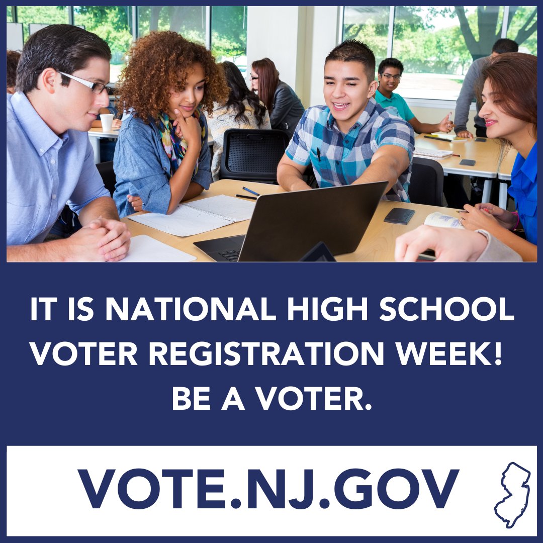 📣 Attention New Jersey Students: Be a Voter.
✔️Make a Plan to Vote! There are 3 ways you can vote in NJ – in-person Early Voting, on Election Day, & Voting by Mail.
✔️Be election-ready & get others to vote too!
#NJVotes #VoterRegistration #NJStudentsVote