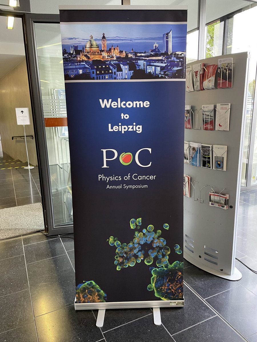 Excited to be back at the #PhysicsofCancer Symposium in Leipzig to present some of our latest work on nuclear mechanobiology and confined migration.