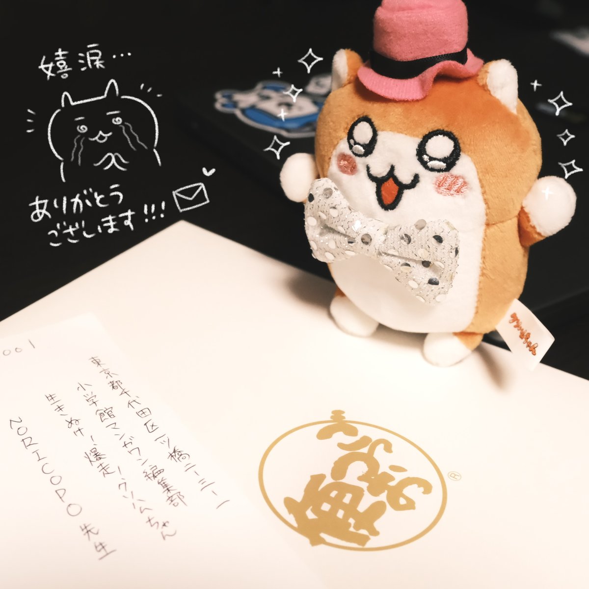 投稿が遅れてしまいましたが、9月におはがきバッチリ受け取っております…!!嬉しいメッセージ&ギフトありがとうございます…!!🥲 