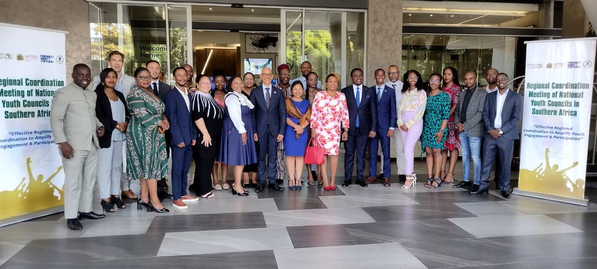 SAPPCPEACE's tweet photo. @APRMorg Director Jean Yves Adou encouraged the Regional Youth Coordination approach to harness the Regional Youth Dividend hence their unwavering support &amp; commitment to the process.#YPSNAP #1MillionNextLevel @UNYouthEnvoy @AU_AYAPs @ChidoCleoMpemba https://t.co/SpcjzVJ9T1