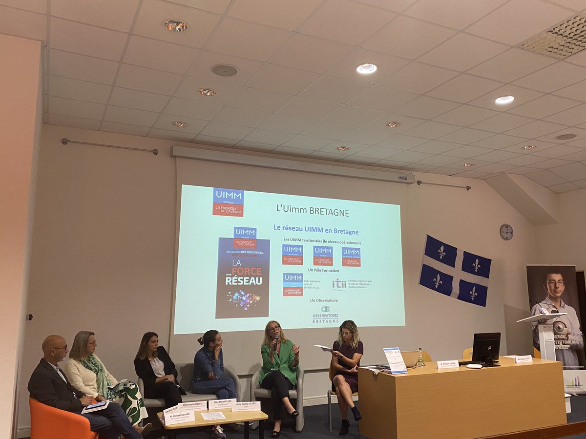 ➡️ Actuellement table ronde aux rendez-vous Excellence pro Bretagne 
Comment identifier les besoins en compétences de demain ? Quels leviers actionner ?  Notamment se rapprocher des organisations professionnelles 👌