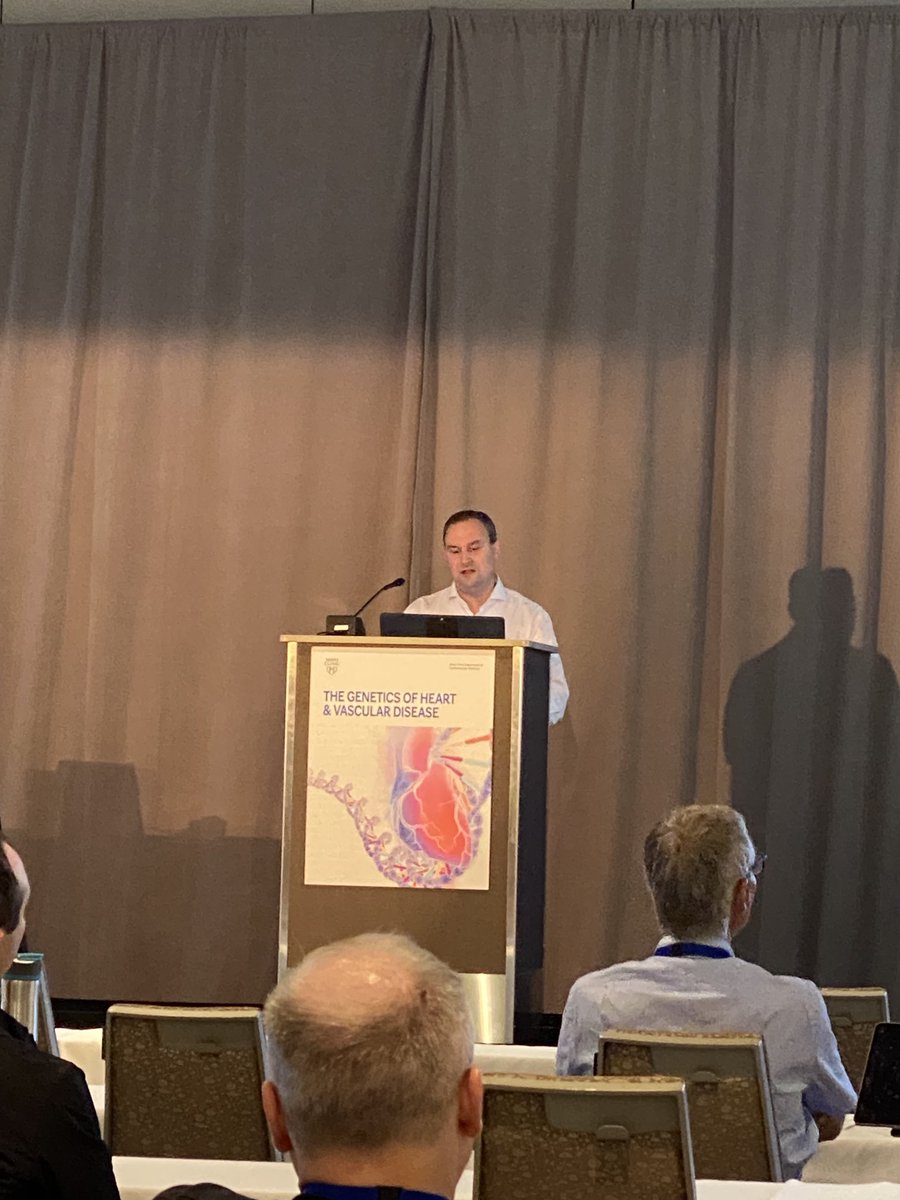 MJAckermanMDPhD's tweet photo. My partner &amp; ⁦@MayoClinic⁩ 2nd #genetic #cardiologist ⁦@JohnGiudicessi⁩ just built another foundational pillar for our ⁦@MayoClinicCV⁩ genetic course w/ a great talk on #genome wide association studies (GWAS) &amp; the resultant polygenic risk scores. Thanks John! https://t.co/sbEKV041g1