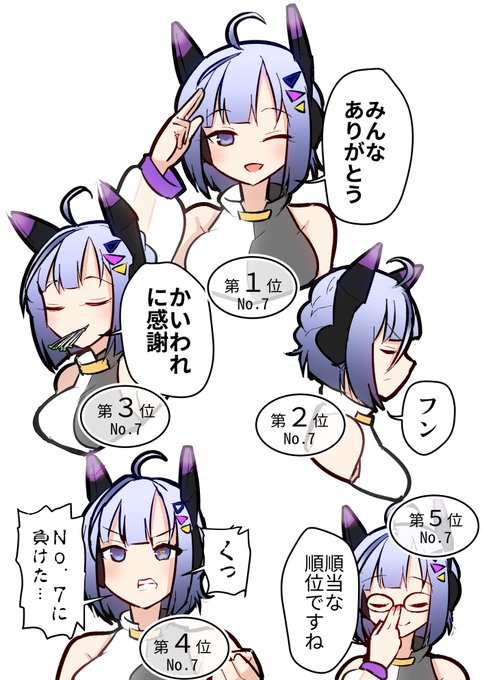 No.7さんの人気投票 