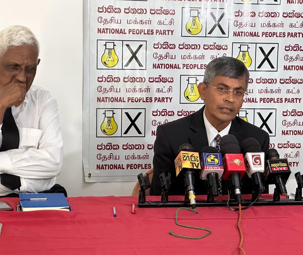 Today, I joined the National People’s Party, as the National Organizer. 
We dedicated ourselves for nation building by implementing people centered policies with a vision for sustainable development, eliminating corruption, putting in place a robust governance system. #SriLanka