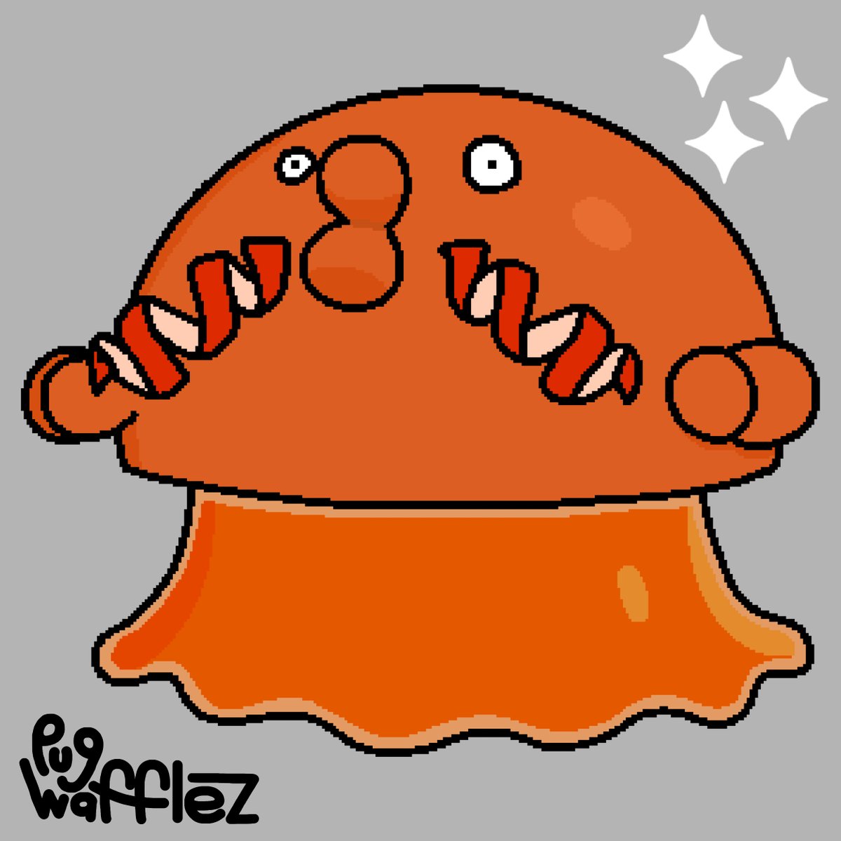 PugWafflez2's tweet photo. Pulpin has evolved!

Citruswal (Grass/Water), convergent Swalot

[ #pokemon #fakemon #convergentpokemon #creaturedesign #PokemonScarletViolet #swalot ] https://t.co/9pSNtVqbBD