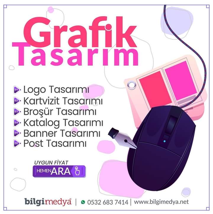 İhtiyacınız olan Grafik Tasarım işleriniz için mesaj atabilir ya da arayabilirsiniz. 

bilgimedya.net

#logotasarımı #kartvizittasarim #broşürtasarım #katalog #banner #posttasarım #reklam #reklamdepartmanı #bilgimedya #kurumsalkimlik #branding #brandingdesign