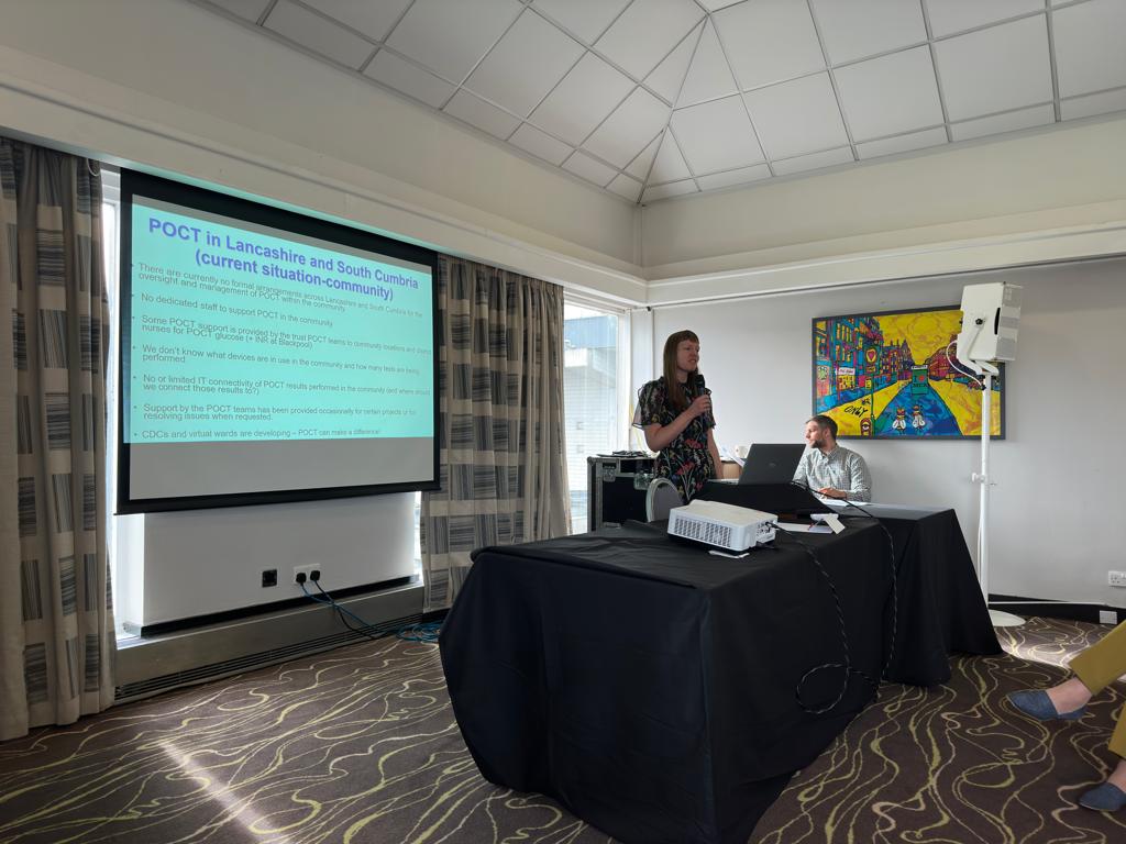 GM_Diagnostics's tweet image. Today we&apos;re in Manchester, hosting a workshop with colleagues from across the Northwest as we look at the future of #pointofcaretesting. 

It&apos;s great to see so many people in attendance, contributing to the important discussions for each #pathology network.