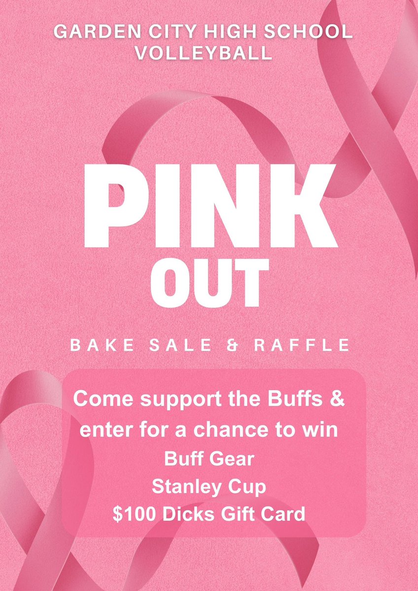 GCHSVolleyball1's tweet image. October is National Breast Cancer Awareness Month. Come join our western KS communities (Ulysses, DC, and GC) as we join forces to use our sport to raise awareness for those that have fought and are continuing to fight all forms of breast cancer. 

First serve is @ 4pm.

💕🏐💕🏐