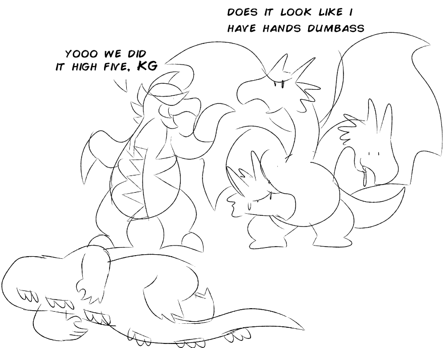 gigan and ghidorah's relationship in a nutshell 