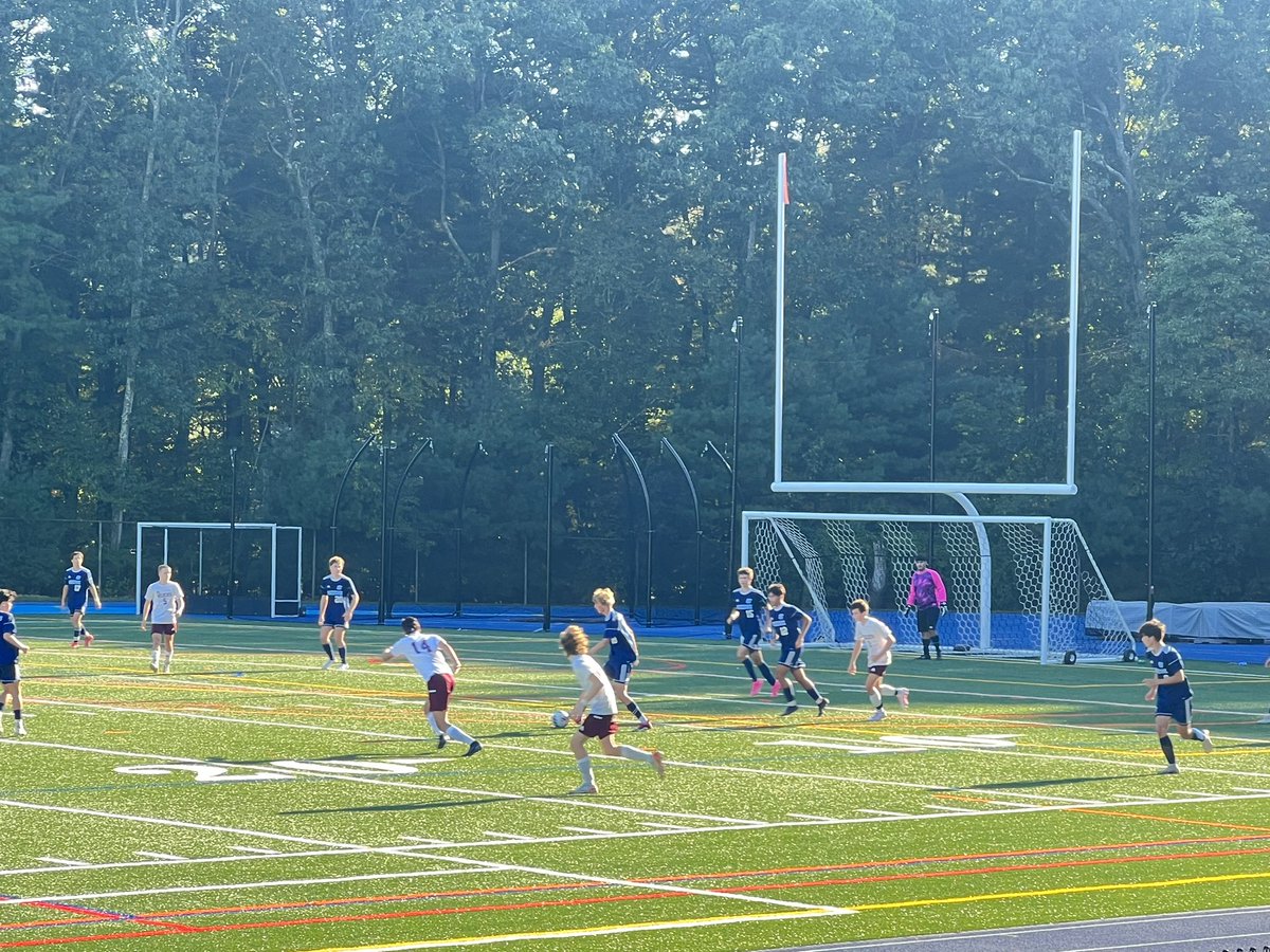 hmhunt76's tweet photo. Seekonk 2, West Bridgewater 0.  Sebastian Rebelo and Connor Sears with goals⚽️. Let’s go Warrior’s!! 
@DrWhalen3 
@SeekonkHS 
@SeekonkWarrior https://t.co/J4bUv3W4Bm
