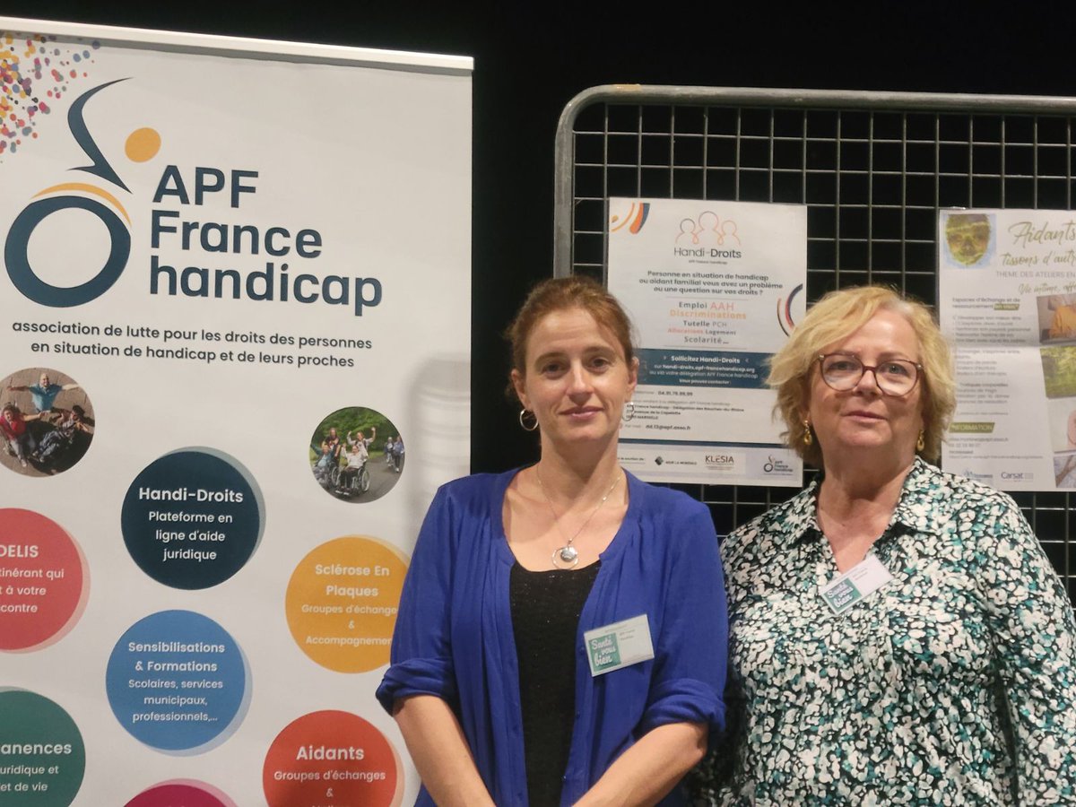 📰‍ On vous raconte : le forum des aidants à Châteaurenard 👥 Le 3 octobre la délégation du Vaucluse était avec celle des Bouches-du-Rhône au forum « Santé vous bien » à Châteaurenard. APF France handicap y était pour parler des aidants, à trois jours de leur Journée Nationale🤝