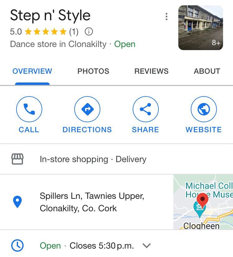 FoleyDance's tweet photo. Step ‘N’ Style in Clonakilty are now stocking the AFAD uniform. All information attached. https://t.co/G5DNQiyIjV