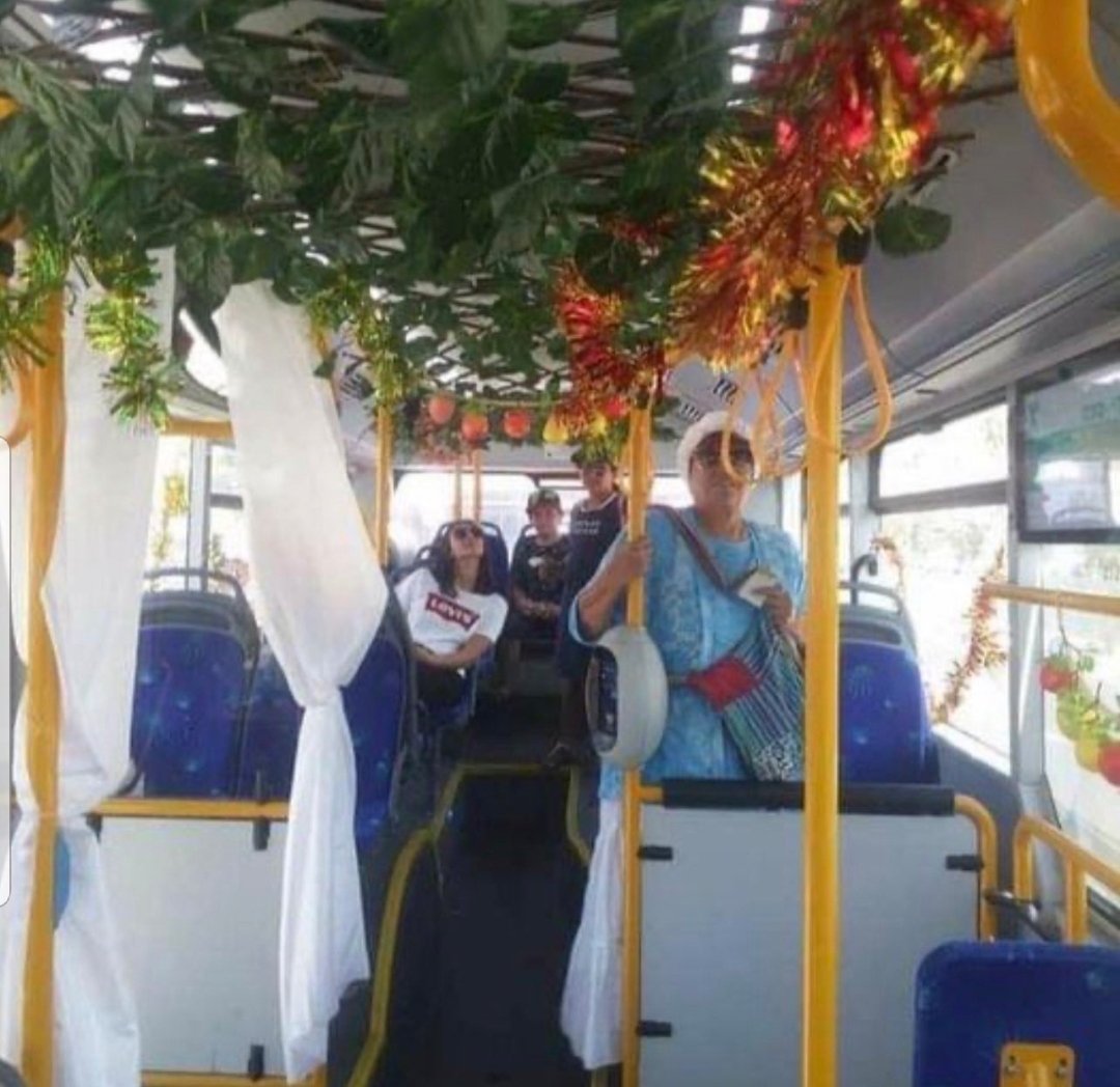 _DanAngel's tweet photo. @hasidic_1 נאר אין ישראל
Sukot design in bus. https://t.co/PtDyA4F5Yo