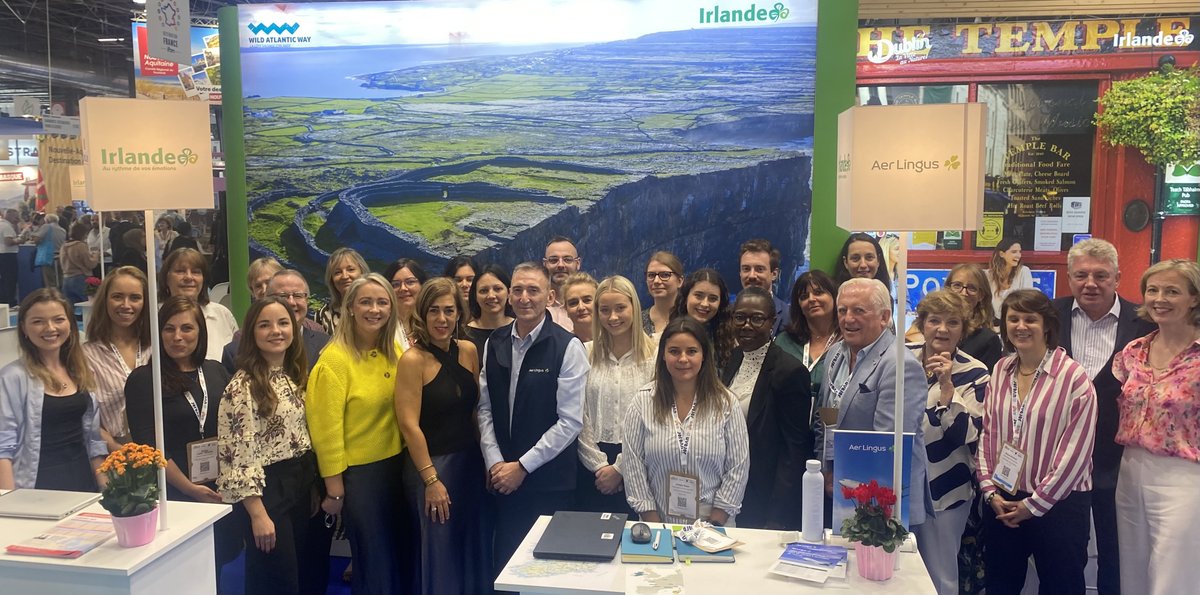 French Connection for Ireland - Hotel & Restaurant Times bit.ly/46DyldM 

#TourismIreland #IFTMTopResa #TravelTrade #FranceTourism #WildAtlanticWay #IrishTourism #VisitIreland