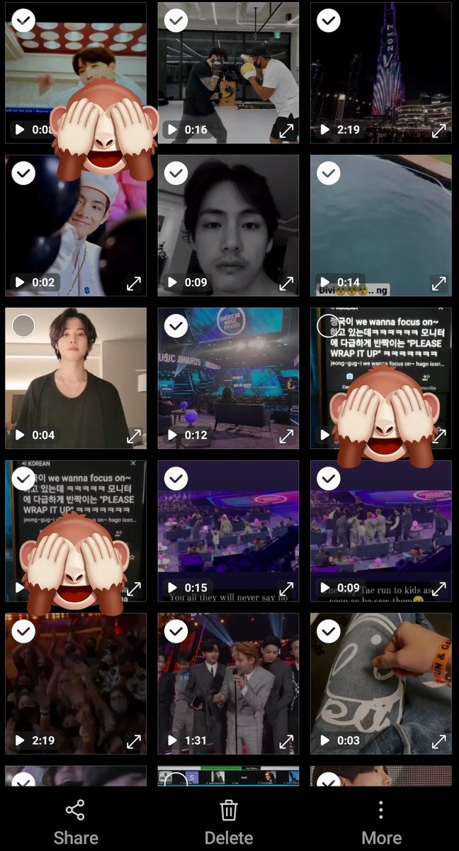 daydream1316's tweet photo. It kind of hurts to delete these memories. π₯Ίπ but if I have to move on, I have to do this. For those who think I was a solo Stan. You will see all members were equally imp for me. My phone is still filled with photos & videos. π#OutV #outjk #outrm #outyoongi #outbts https://t.co/21Qln0TNMJ