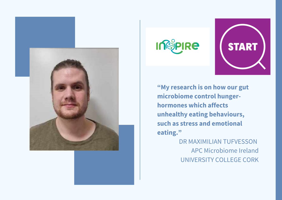 START_ERN's tweet photo. Meet the Researcher! @DrTufvessonAlm from @INSPIREMSCA @MSCActions @Pharmabiotic @UCC thinks #researchMATTERS because understanding how unhealthy eating behaviour happens gives us a completely new set of tools. #EuropeanResearchersNight #STARTatERN 
🔗https://t.co/mf5WRq26JE https://t.co/gFbxnbLDoF