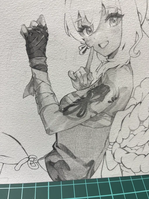 下手すぎてこのまま描いてたらイライラしそうだから模写は終わりにしとく 