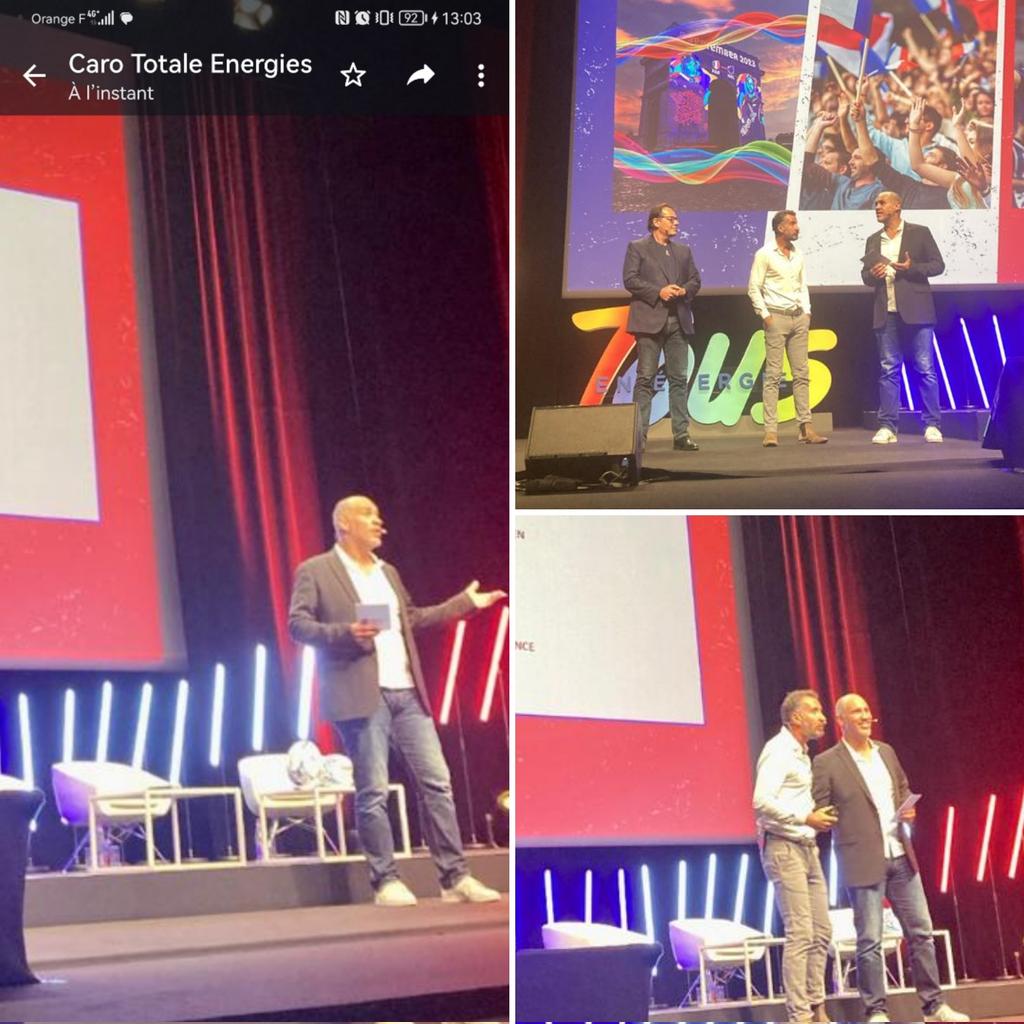 Très fier d'avoir participé au séminaire TotalEnergies Integrated Power France au côté de Vincent Etcheto pour partager,  avec les équipes de Franck Schmiedt notre vision de la performance du haut niveau (rugby) bien évidemment transposable en entreprise. Merci à Caroline Dollez