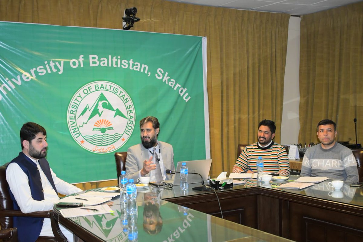 AttaradDr's tweet photo. Moderated a meeting on establishment of QEC Unit at University of Baltistan Skardu Gilgit-Baltistan Pakistan, under the Higher Education Development of Pakistan (HEDP) Project, HEC. @UOBSkardu
#uobs #gb #quality #education #qec #peru #hedp #qaa #hec https://t.co/sEl1Sd3mvw