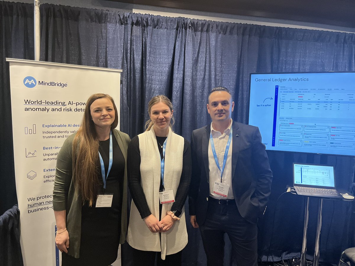 IIA_Canada's tweet photo. Grab a coffee and network with #IIAC23 exhibitors before the next concurrent session.  Make sure to visit OXARO Inc., @auditmapai, @Protiviti, and @mindbridge_ai. https://t.co/UJYzr4SBHu