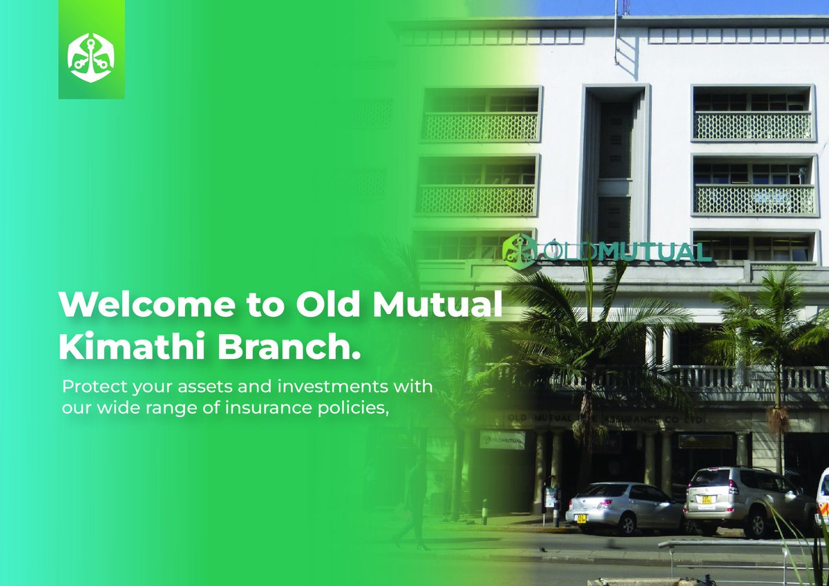 Being insured by @OldMutual_Ke means protecting your family, businesses, assets, and being better prepared to face life's uncertainties. Businesses insured with oldmutual.co.ke have the protection they need to thrive in any times. #OldMutualKimathi #UnlockingPossibilities