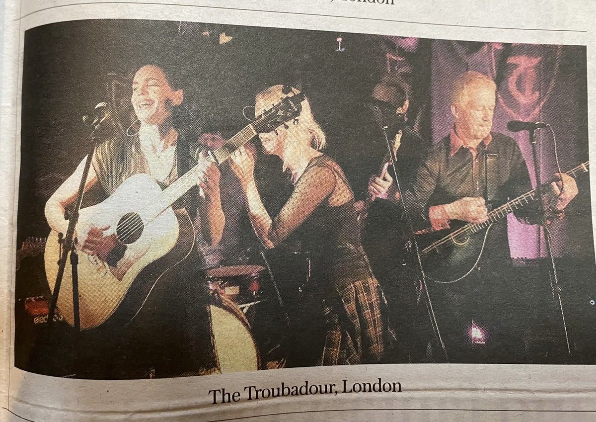 TroubadourLDN's tweet photo. "...the Troubadour is a glorious and culturally-important fortress in a changing world."Thank you @Telegraph for the kind words!@gr8musicvenues @musicvenuetrust #livemusic #grassrootsvenues https://t.co/uFRhkNVbFR