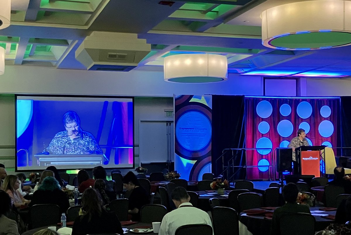 ncstate_oe's tweet photo. If you slept in, you missed out. @karendiver was like ten cups of coffee. Looking forward to reading the report she mentioned from the TRUTH Project: Towards Recognition and University-Tribal Healing https://t.co/7sD5icEfhl #23ESC https://t.co/LXR8pRFK8i