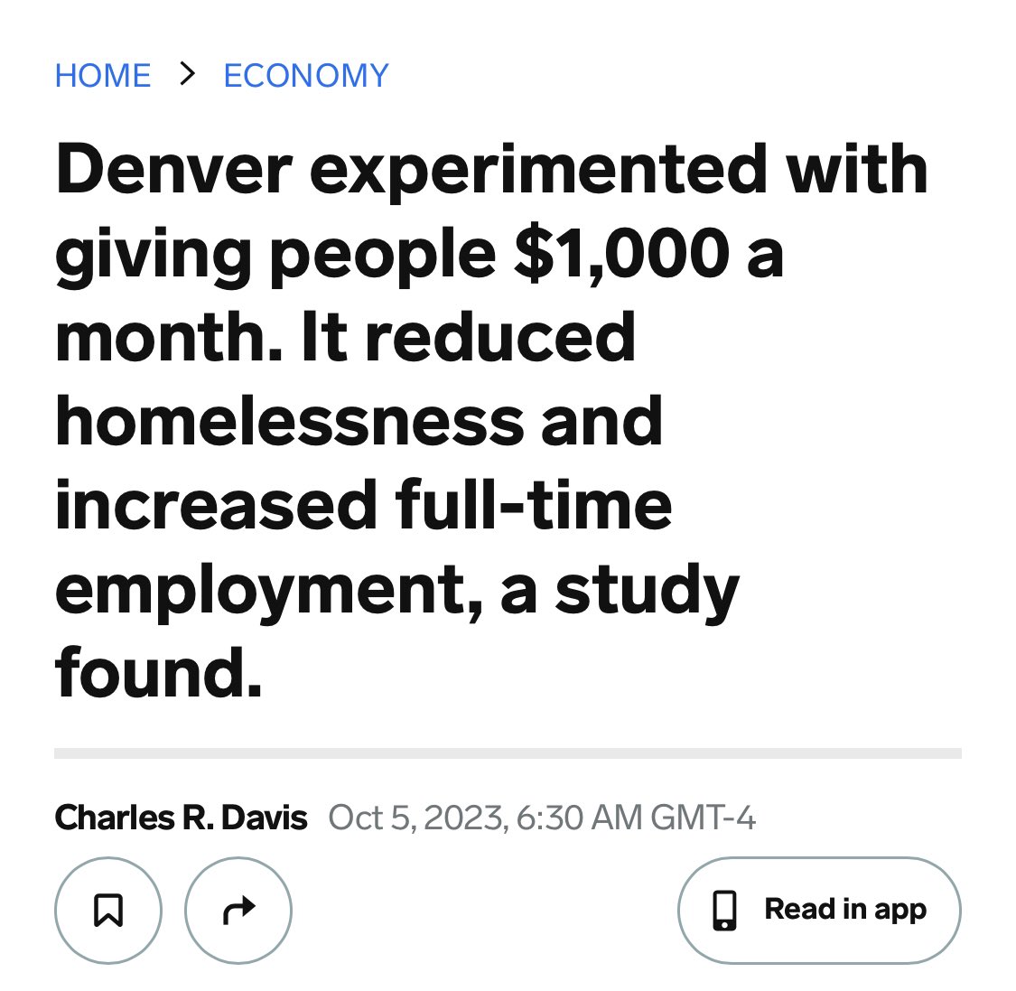 People do better when they aren’t scrambling just to survive.

Link: businessinsider.com/ubi-cash-payme…