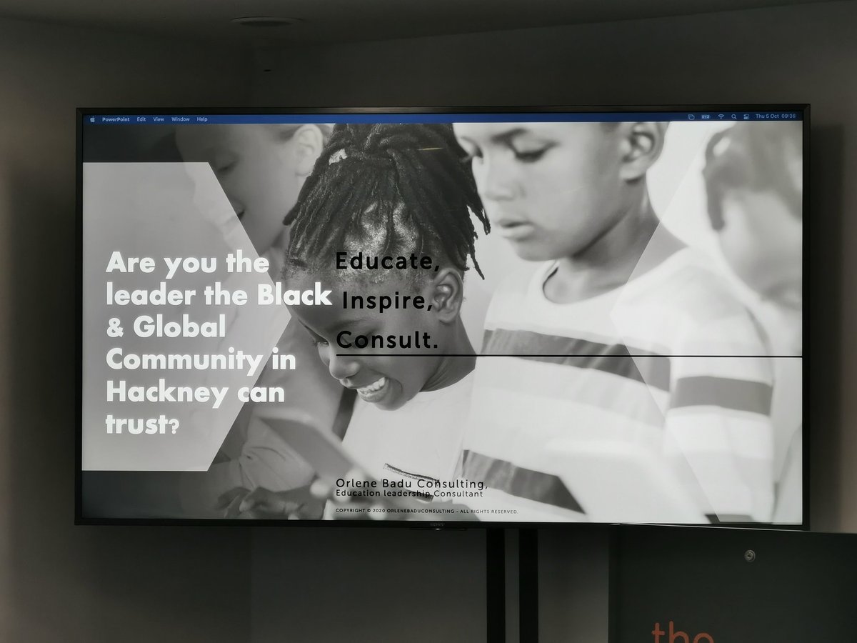 Excellent, thought provoking  @Orlenebadu talk @TomlinsonCentre Hackney Summit. We need to consider multiple intersectionalities & lived experiences. 

As leaders, our voices must be heard. All need to be heard, school children, parents & workers. #HackneySummit #BlackLeadership