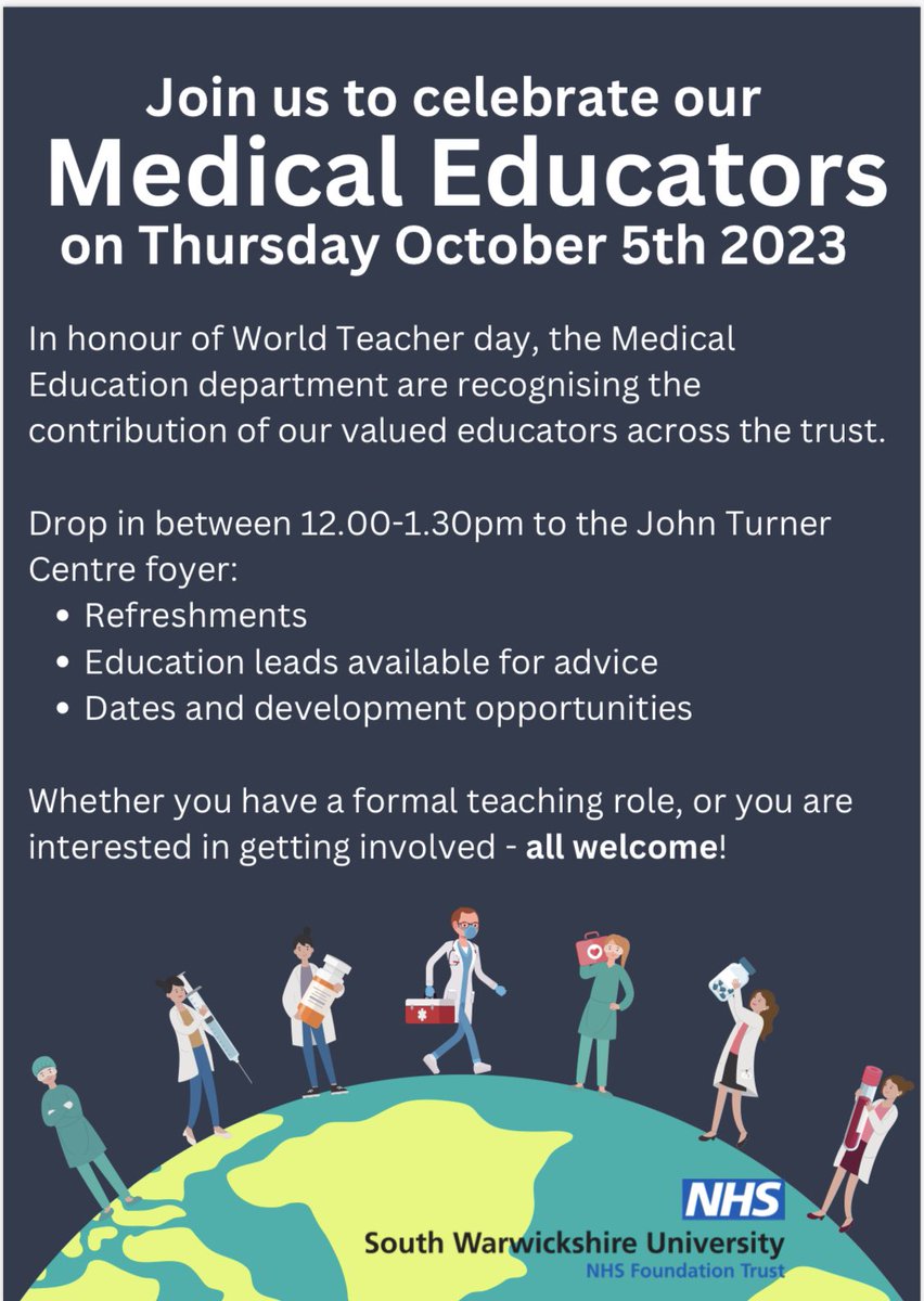 EdSwft's tweet image. As part of #WorldTeacherDay we have had over 40 educators in the trust at @nhsswft nominated for appreciation, what a joy to be able to share this feedback! (And have some cake) #ValuingMedEd