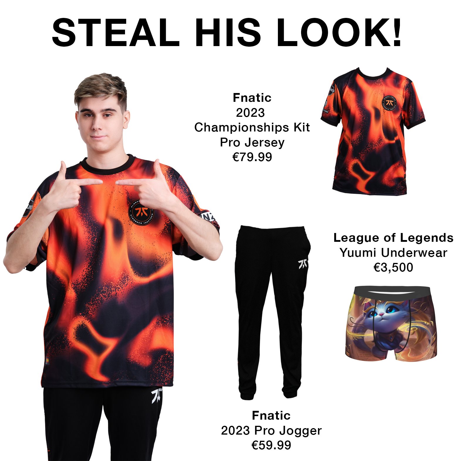 Fnatic  2023 Pro Jersey - Fnatic