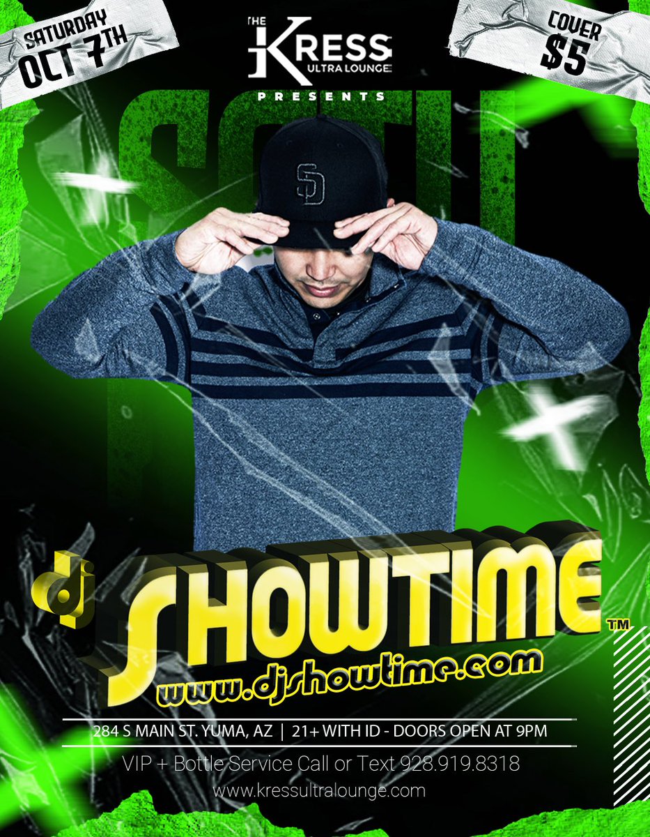 This Saturday night it’s Showtime! 🎬🎬🎬