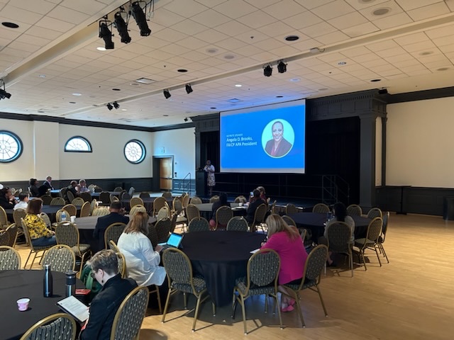 NCAC_APA's tweet image. We’re excited to welcome everyone to the 2023 NCAC conference, and just heard a great keynote from Angela Brooks, FAICP, APA President. Get ready for our first breakout sessions starting shortly at 10:15! Until then, enjoy coffee and tea in the Colony Ballroom. #NCAC2023