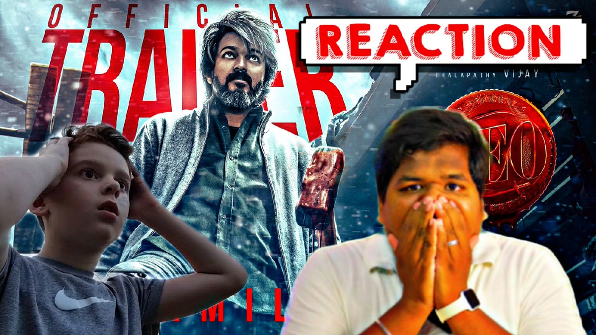 Solurathakelu's tweet photo. #leo trailer reaction 

My support channel 👇
Video : https://t.co/zx0uAv8St2

#LeoTrailerDay #LeoTrailer #LeoTrailerDay #ThalapathyVijay 
@Dir_Lokesh @actorvijay https://t.co/BsxrLkJgKj