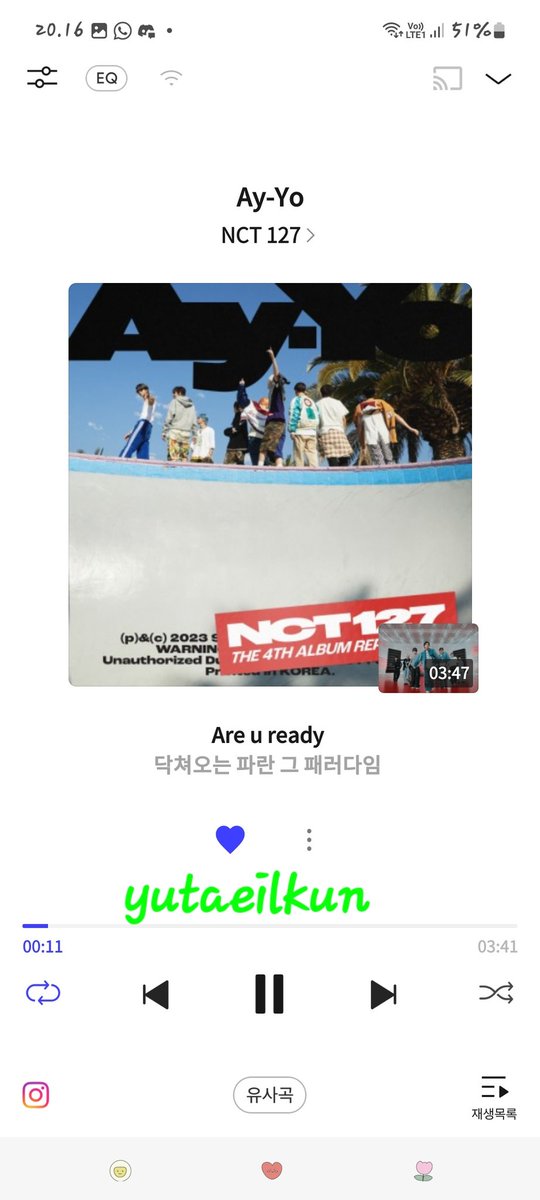 yutaeilkun's tweet photo. H-1 letβs go streaming chilzen! πππ
#λ€λ²μ§Έ_ν©νΈμ²΄ν¬_리μ€νΈ_νλ ₯체ν¬
#StreamingCrew127
#FloCrew
@127Fund
#NCT127_FactCheck
#NCT127 @NCTsmtown_127 https://t.co/TYpZgZMeq9