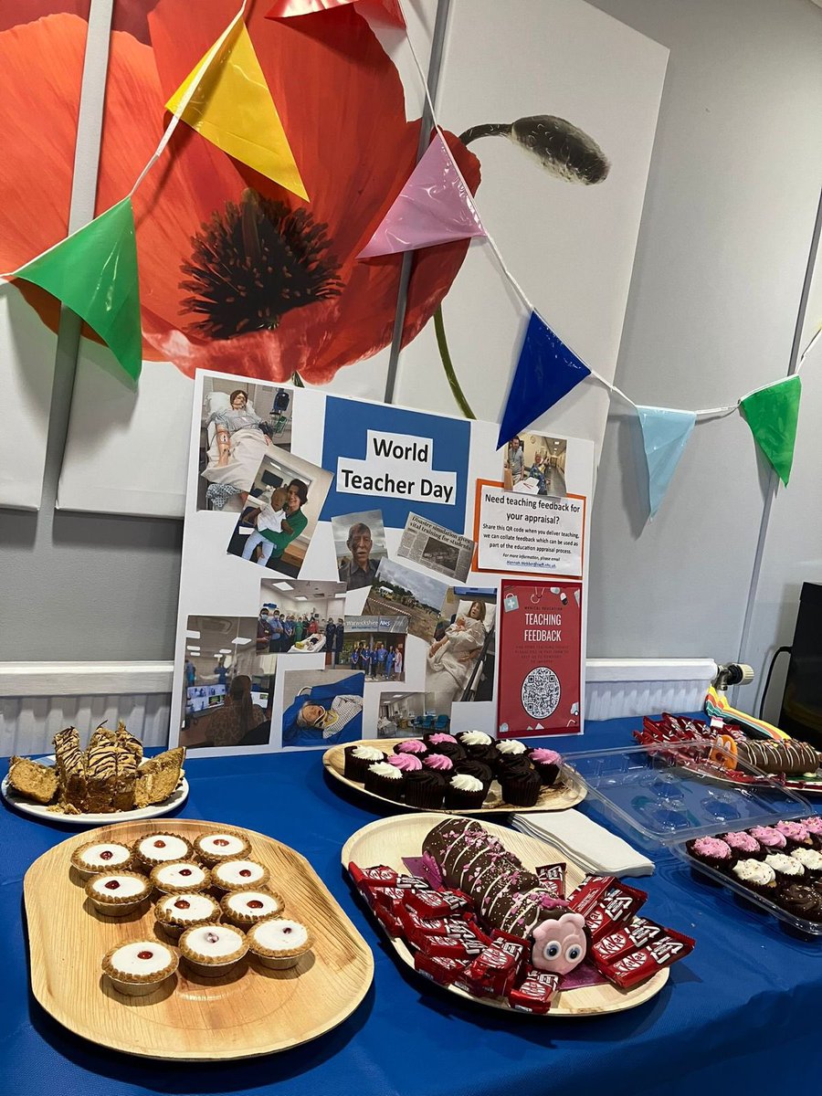EdSwft's tweet image. Celebrating our healthcare educators on #WorldTeacherDay - we are lucky at @nhsswft to have such value placed on medical education ❤️ #ValuingMedEd