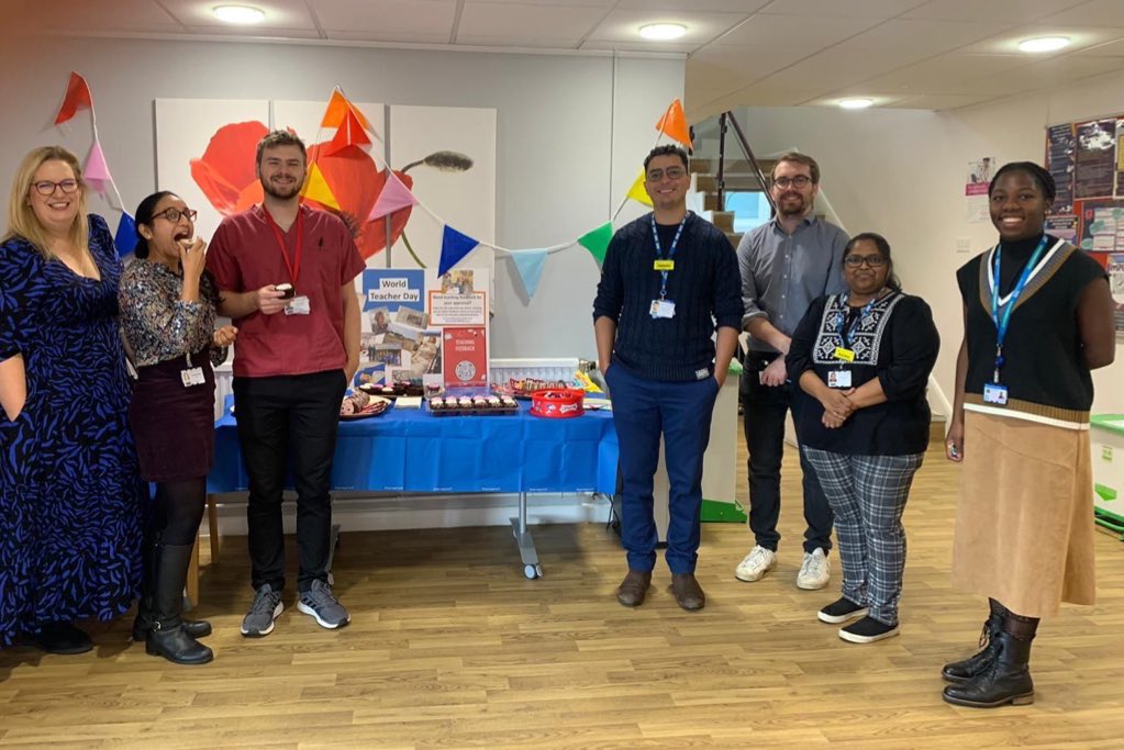 EdSwft's tweet image. Celebrating our healthcare educators on #WorldTeacherDay - we are lucky at @nhsswft to have such value placed on medical education ❤️ #ValuingMedEd