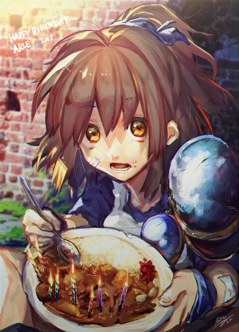 なにはともあれ魔導物語4うれしすぎなんで過去絵アルル再掲させてくれよな 
