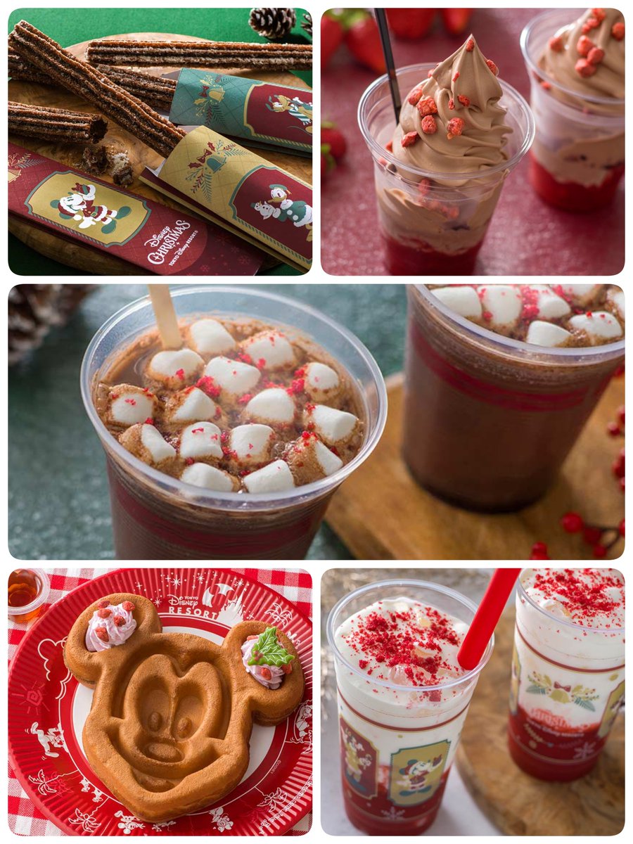 tdr_415's tweet photo. ディズニークリスマス🎄

食べたい飲みたい！
新メニュー💗

11月1日より提供✨
https://t.co/QKyNGbZ0yt https://t.co/ufvHSl2vL1