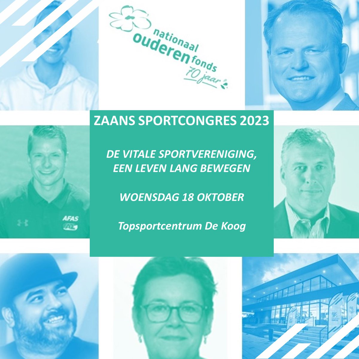 Nog niet aangemeld voor het Zaans Sportcongres op 18 oktober? Meld je aan voor de workshops: duurzaamheid, aangepast sporten of de kracht van sport! zaanssportcongres.nl #duurzaamheid #buitensport #verenigingsondersteuning #sportstimulering #zaanstad