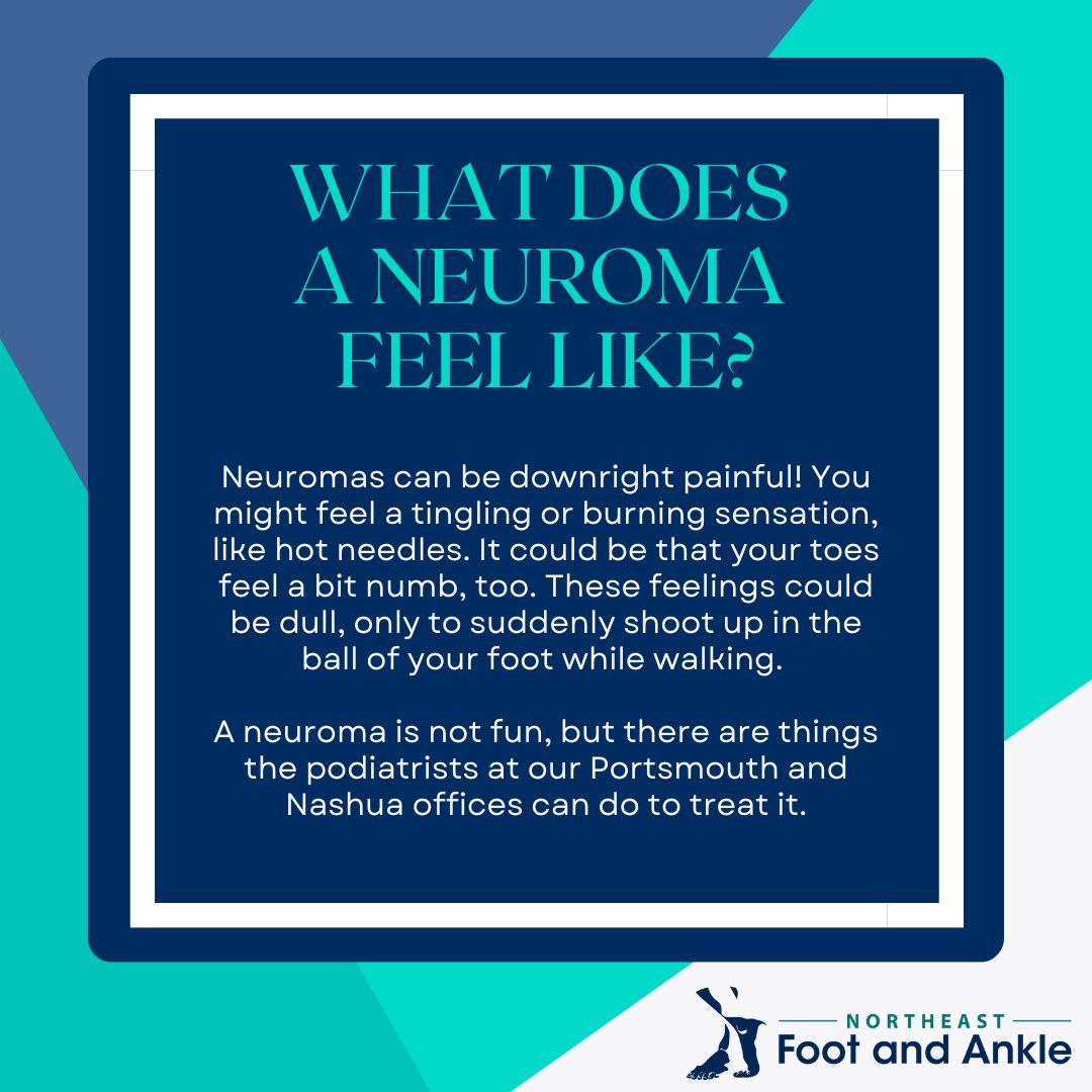 northeastfoot.com/services/neuro…
.
.
.
#neuroma #footpain #painrelief #paintreatment #podiatrist #podiatrylife #podiatryclinic #footandanklespecialist #footandankle #NewHampshire #NewHampshirepodiatrist #podiatrypractice #bestdoctors #bestpodiatrists #follow #NortheastFootAndAnkle