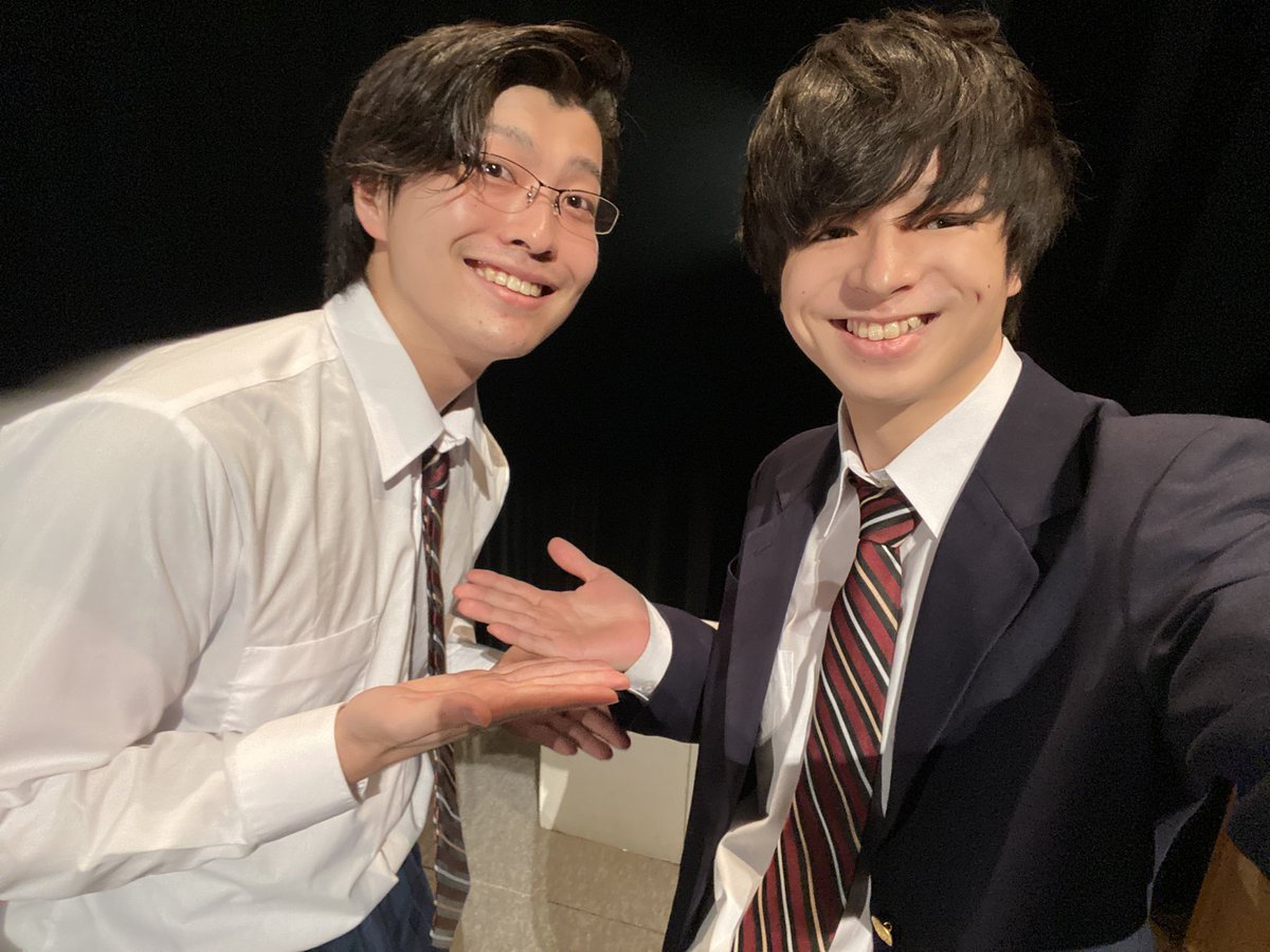 【#時ミュ】
ゲネ終わりました🥳
最終確認はこれにておしまい！

明日からは、会場へ足を運んでくだる皆様へ向けて、稽古期間から培ってきたものを全身全霊でお届けします！

死ぬほど面白い舞台です。
「時をかける少女」まだ予約入れてない方も絶対見にきてね！

※写真は男性アンサンブルのみんな🔥