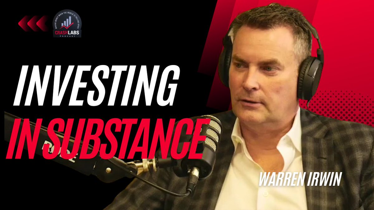 CrashLabs #26 - Warren Irwin, Rosseau Asset Management 
⬛️ Mining in the 90s 
⬛️ Frothy Markets
⬛️ Uncovering Bre-X Scam
⬛️ Lithium/Uranium Supply 
⬛️ Commodities to Stay Away From?
⬛️ Terrorist Encounters 
📺tinyurl.com/yj3y476y
🎙️tinyurl.com/ssr6zyf2