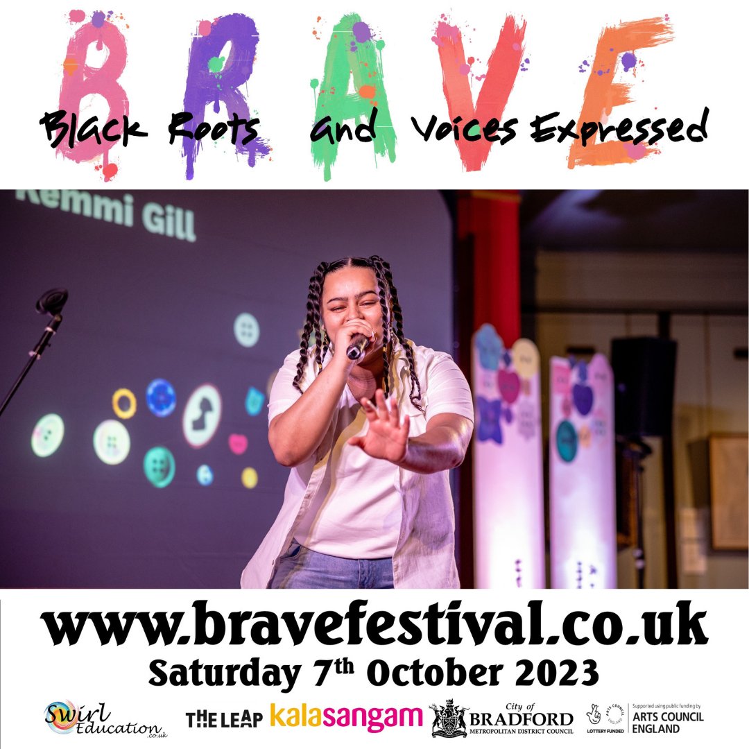 SwirlEducation's tweet photo. Celebrate #NationalPoetryDay &amp; book onto our Windrush Poetry or Rap workshops at BRAVE Festival Sat 7th Oct at Kala Sangam 
#peotry #spokenword #rap https://t.co/GLtXtAFPOC https://t.co/vmqVK0vhJj