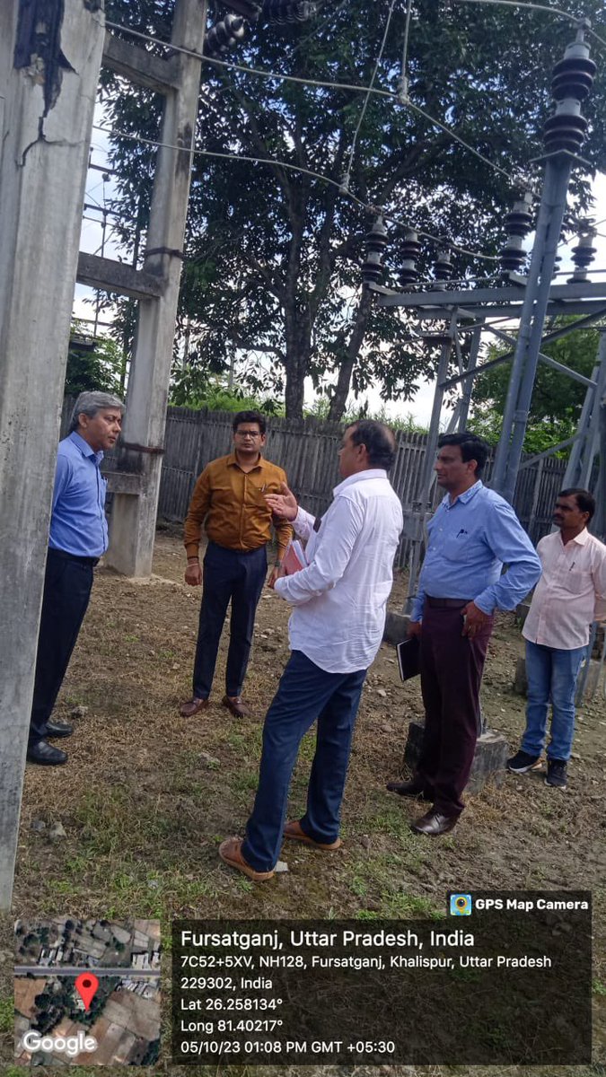अधीक्षण अभियंता महोदय द्वारा आज विद्युत उपकेन्द्र फ़ुरसतगंज का निरीक्षण किया गया एवं अनुरक्षण माह हेतु आवश्यक दिशा निर्देश दिये गये