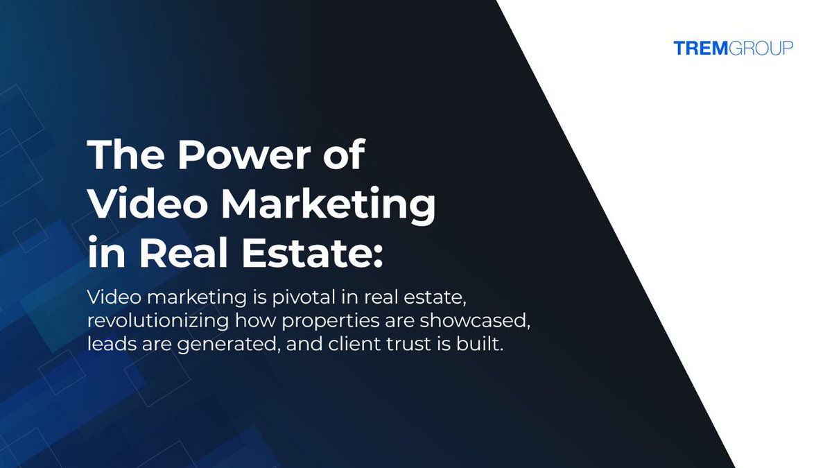 tremgroup's tweet photo. 🏡📽️ Unlock the Secrets of Real Estate Success! Discover the Power of Video Marketing. 🚀🌟  Ready to elevate your real estate game? https://t.co/I0HzsXwmAM
#tremgroup #RealEstateMarketing #VideoMarketing #SuccessInRealEstate #RealEstateExperts https://t.co/5QY12Fbyzy