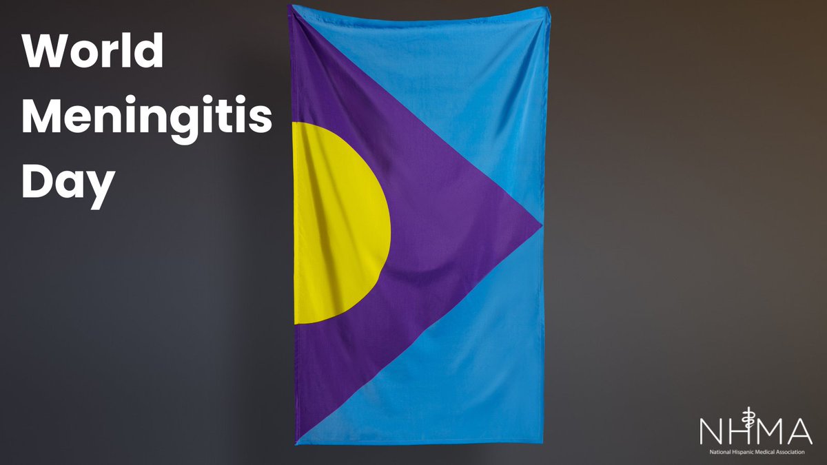 Today, we come together for World Meningitis Day, raising awareness of the deadly disease that kills 1 in 10 people and disables 1 in 5 people worldwide. Know the symptoms, speak up, and make sure you're vaccinated! #WorldMeningitisDay #MeningitisFlag #DefeatMeningitis